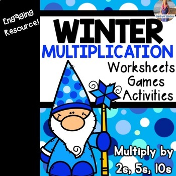 winter multiplication games activities worksheets multiply by 2 5 10