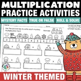 Winter Multiplication Practice, Math Fact Fluency Activiti