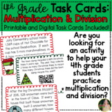 Winter Multiplication and Division Task Cards Bundle