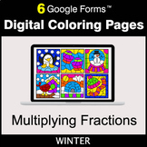 Winter: Multiplying Fractions - Google Forms | Digital Col
