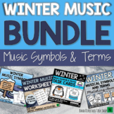 Winter Music Activities BUNDLE - Music Symbols Games & Win