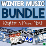 Winter Music Activities BUNDLE- Rhythm Games & Winter Musi