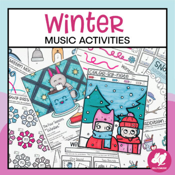 Preview of Winter Music Activities & Worksheets