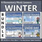 Winter Music Activities and Lessons for Elementary Music {Bundle}