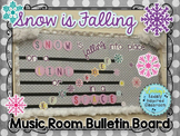 Winter Music Bulletin Board {Treble Lines and Spaces}