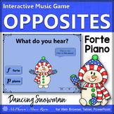 Winter Music Dynamics Forte & Piano Interactive Music Game