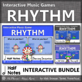 Winter Music | Interactive Rhythm Games Half Notes {Bundle}