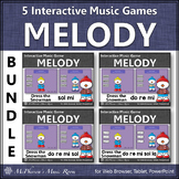 Winter Music Activities Solfege Interactive Melody Games {