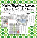 Winter Mystery Graphs - Plot Points on the Coordinate Plan