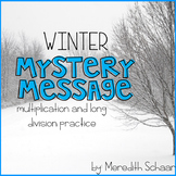 Winter Mystery Message (Multiplication and Long Division P