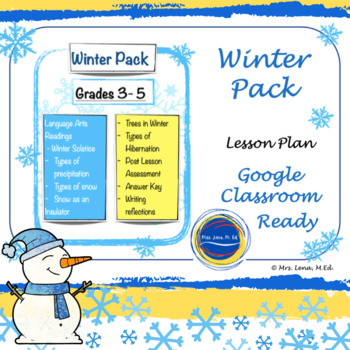 Preview of All About Winter Activities NGSS Lesson