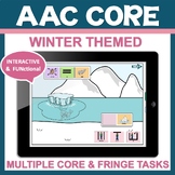 Winter AAC Core Vocabulary NO PREP AAC Fringe Words