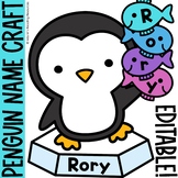Winter Bulletin Board Name Craft Penguin Craft Template Bu