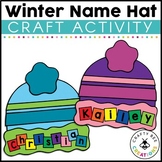 Winter Name Hat Craft Bulletin Board Template Kindergarten