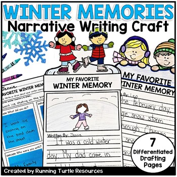 Preview of Winter Narrative Writing Craft, Favorite Winter Memory, January Bulletin Board