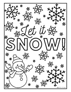 Winter/New Year Coloring Pages by McKenna Hedlund | TPT