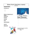 Winter Newsletter Template