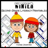 Winter No Prep Literacy Worksheets 2nd Grade | Grammar Rev