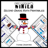 Winter No Prep Math 2nd Grade | Math Enrichment | Math Rev