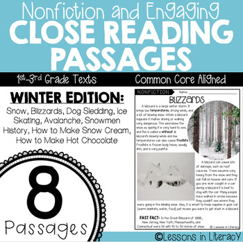 Preview of Winter Close Reading