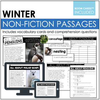 Preview of Winter Non-Fiction Passages | Reading Comprehension