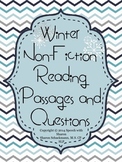 Winter Non-fiction Leveled Reading Passages and Questions