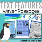 Winter Text Features Reading Passages Activities and Compr