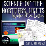 Winter Northern Lights Mini Lesson & Doodle Note Activity