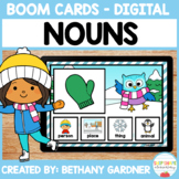 Winter Nouns - Boom Cards - Distance Learning - Digital