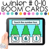 Winter Number ID 0-10 Boom™ Cards - Distance Learning for 