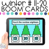Winter Number ID 11-20 Boom™ Cards - Distance Learning for