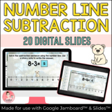Winter Number Line Subtraction Activity with Google Jamboa