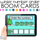 Winter Number Order 0-20 Boom™ Cards - Distance Learning f