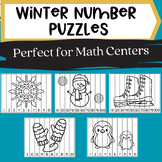 Winter Number Puzzles-Differentiated