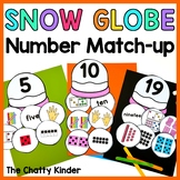 Winter Number Sense Center Craft and Activity - Number Match-Up