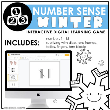 Preview of Winter | Number Sense Game