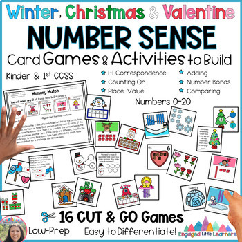Easy, Low-Prep Addition Math Game for Kindergarten