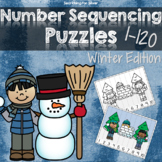 Winter Number Sequencing Puzzles, 1-120