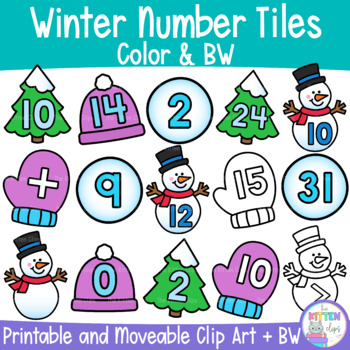 Basketball Number Tile & Math Symbols Moveable Clipart