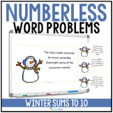 Winter Numberless Word Problems Addition and Subtraction to 10