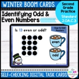 Winter Odd and Even Numbers  BOOM™ Cards Standard 2.OA.C3