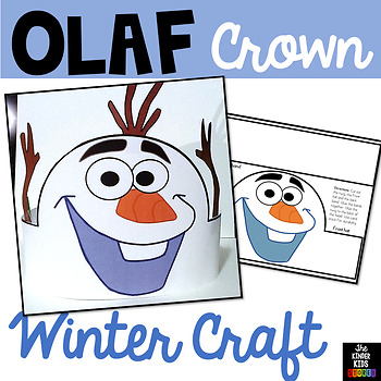 Preview of Winter Olaf Crown Craft