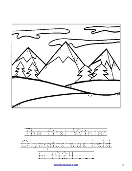 winter olympic sports coloring pages