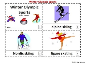 olympic sports winter english readers emergent