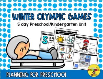 Preview of Winter Olympic Unit-Planning for Preschool