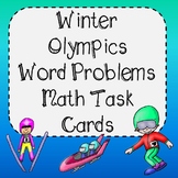 Winter Olympics 2022 Math Problem Solving Task Cards Digit