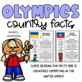 Olympics Country Facts | Reading Comprehension | Social St