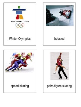 Preview of Winter Olympics 3-Part Cards