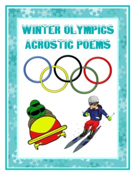 Preview of Winter Olympics Acrostic Poems