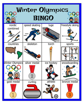 Winter Olympics BINGO by Perry's Place | TPT